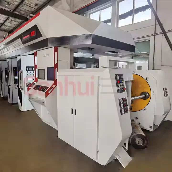 Top selling 4 color 6 color rotogravure printing machine for plastic film