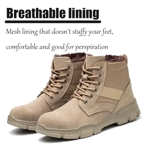 TJ-OUTDOORS Wholesale Custom Low Ankle Winter Tactical Boots for Men, Lightweight Durable Outdoor Coyote Combat Shoes