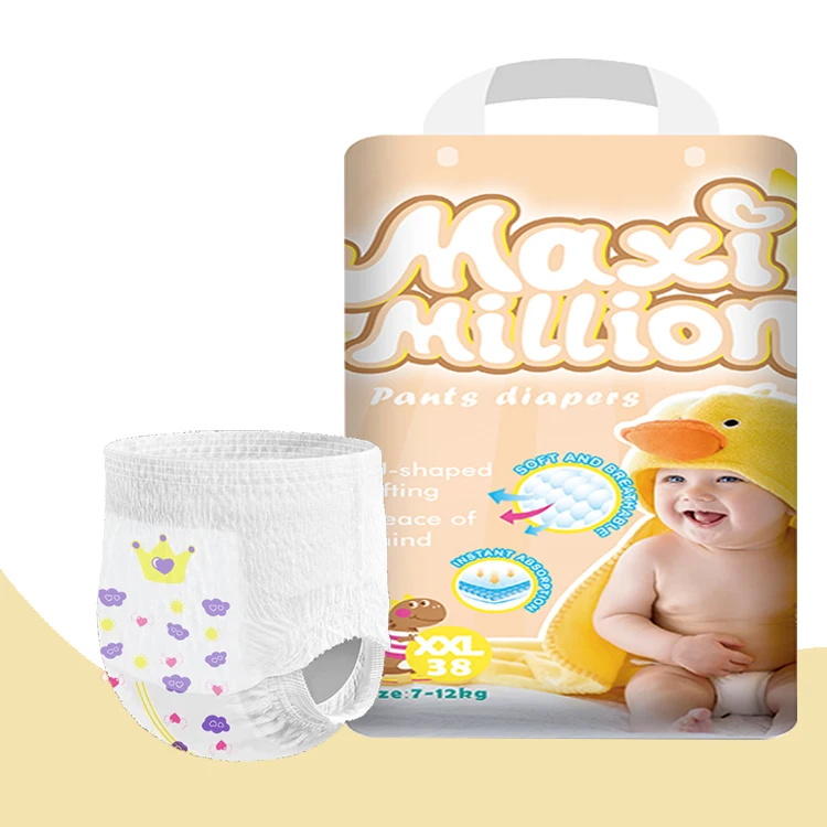 B Grade Baby Diaper Pull Up Custom OEM ODM Wholesale Printed Baby Training Pants Diapers Disposable Kids Diapers PANALES