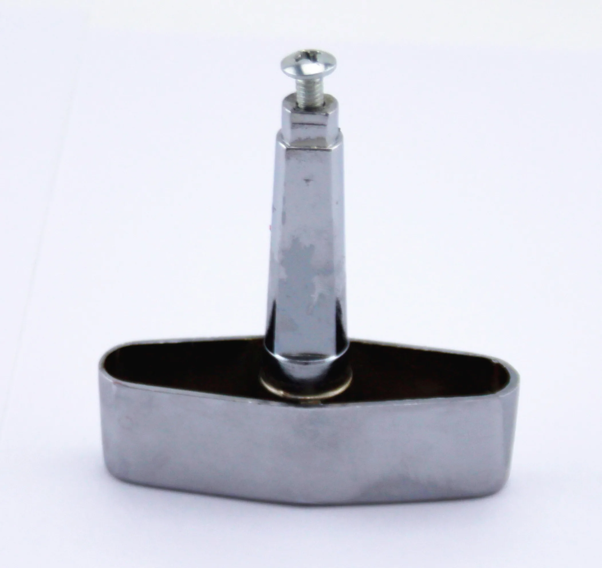 Chrome plated metal coin mechanism for coin operated vending machine