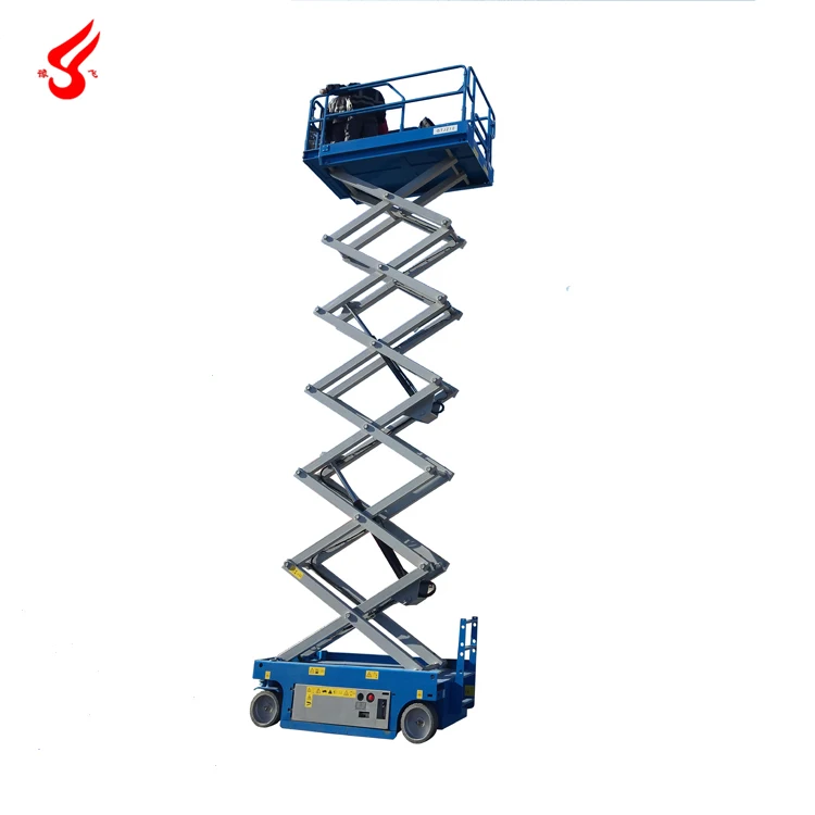 Электрические складные подъемные леса 9 м ножничный подъемник Мобильные строительные