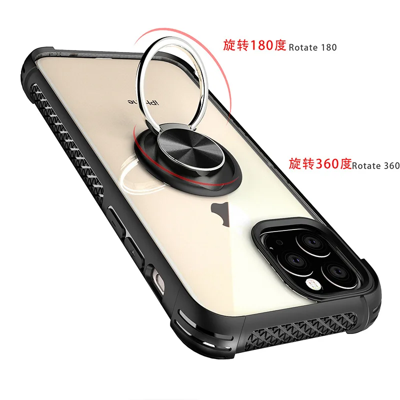  Магнитный чехол с откидной ножкой для Huawei P20 pro Iphone XS 11 12 Pro max телефона автомобильный держатель подставка кольцо на палец чехлы