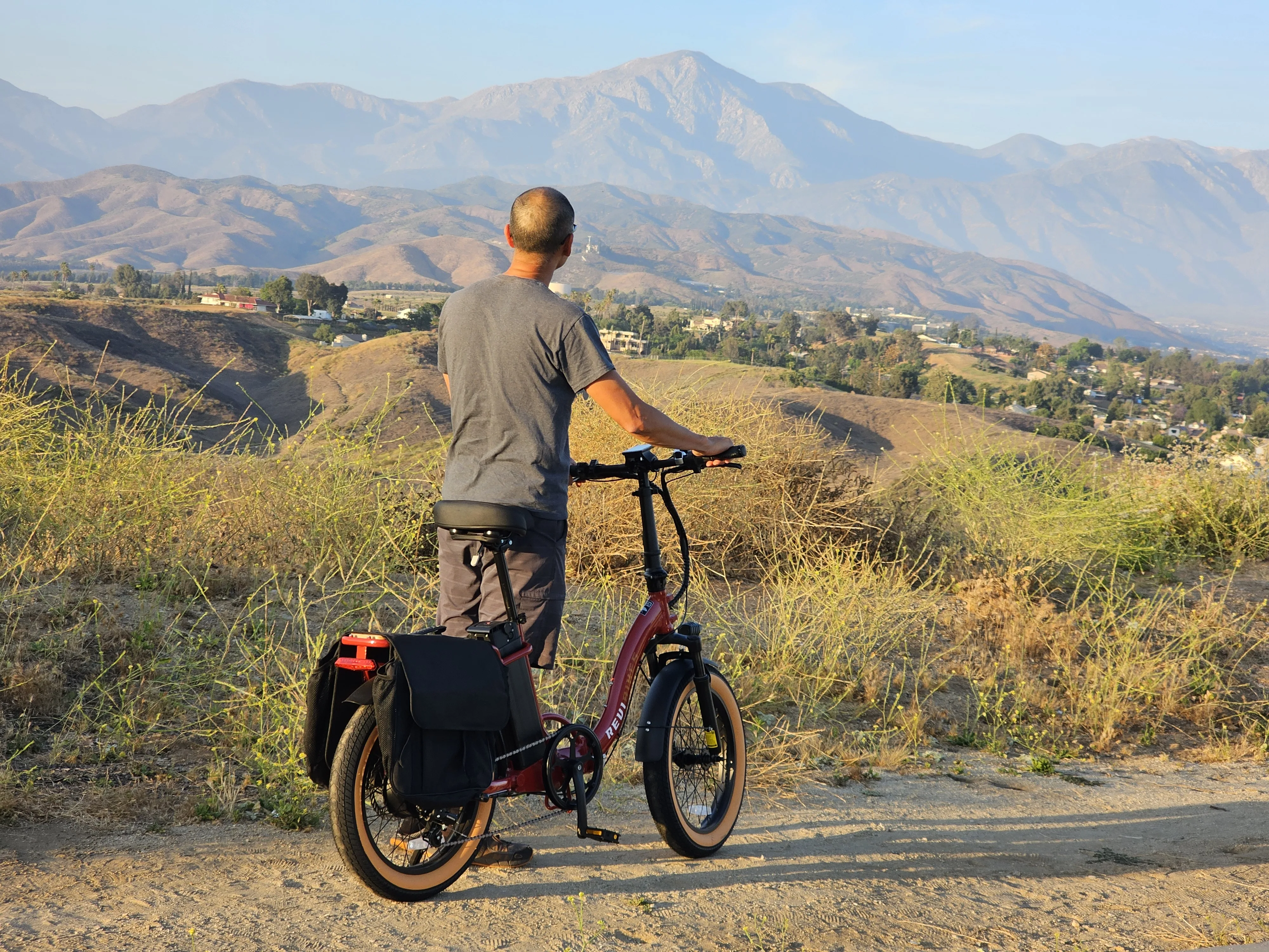 OEM Popular 500W/750W Electric Folding Bike with 48V Lithium Battery Powerful Rear Rack for Delivery Electric City Bicycle