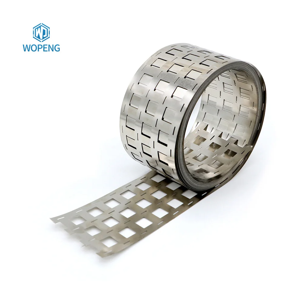 Online Custom 2p-8p 4p Battery Pack Spot Welding Nickel Plated Strip 21700 18650 Pure Nickel Strips