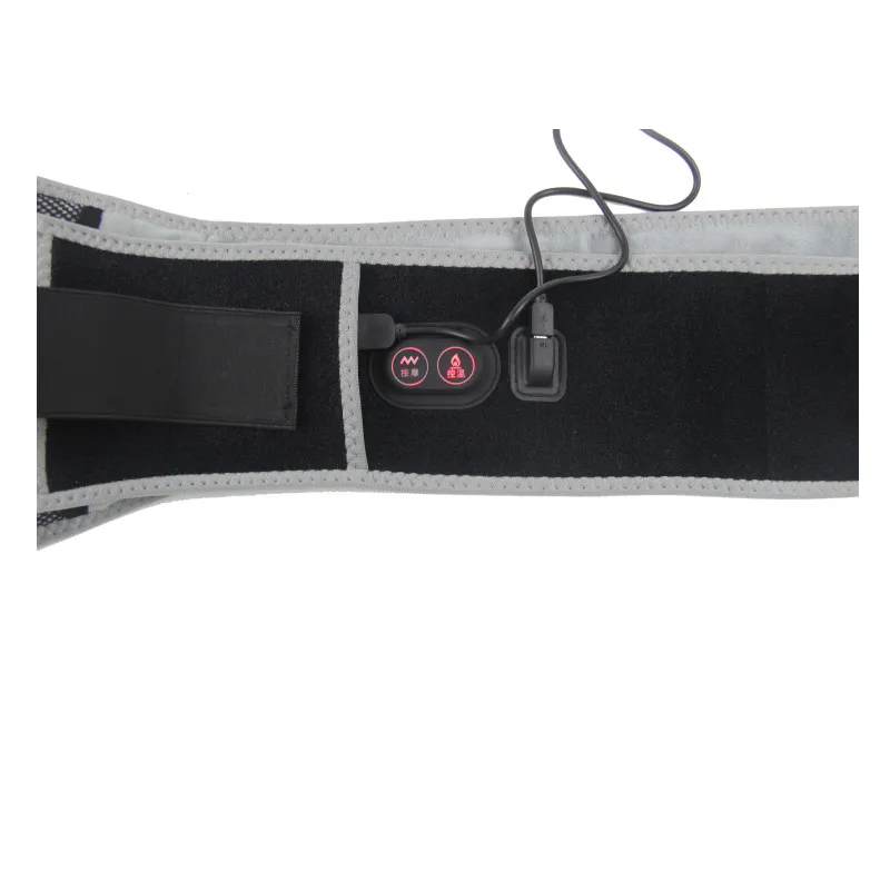 Factory wholesale heating waist massage belt back support belly vibrator slimming electric weight loss belt