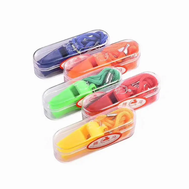 
Plastic police train dolphin training football soccer referee whistle 