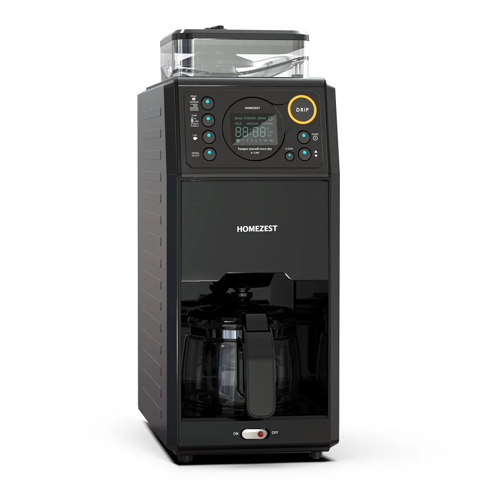 Homezest GM3002 High-end LED Display Automatic Grinder & Brew Coffee Machine Maker