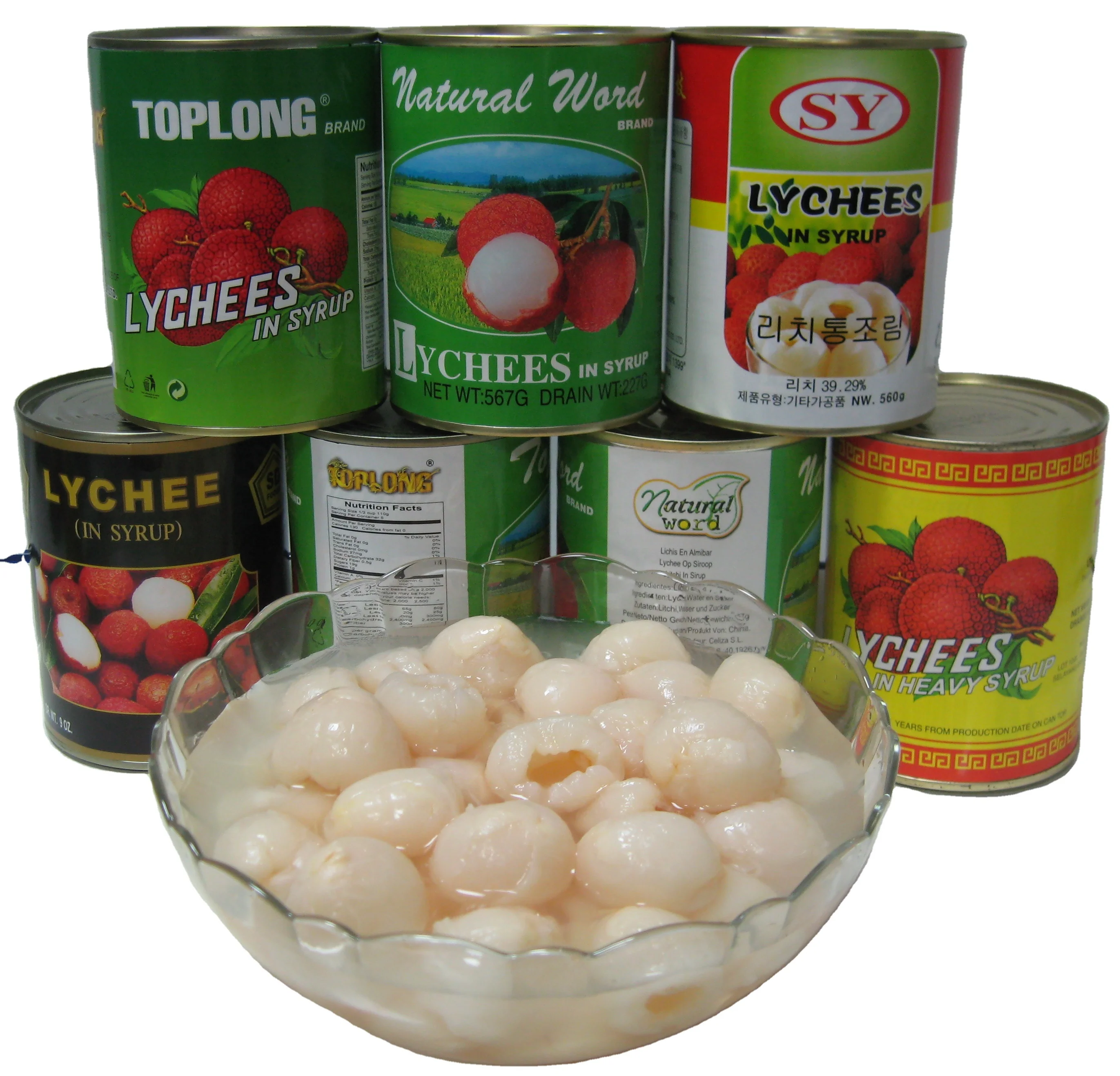 Canned Lychees In Syrup
