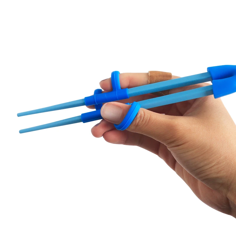 1 Pair Pink Red blue Cute Rag Cubs Learning Training Chopsticks Kids Children Chinese Chopsticks Learning Lunch Box Accessories