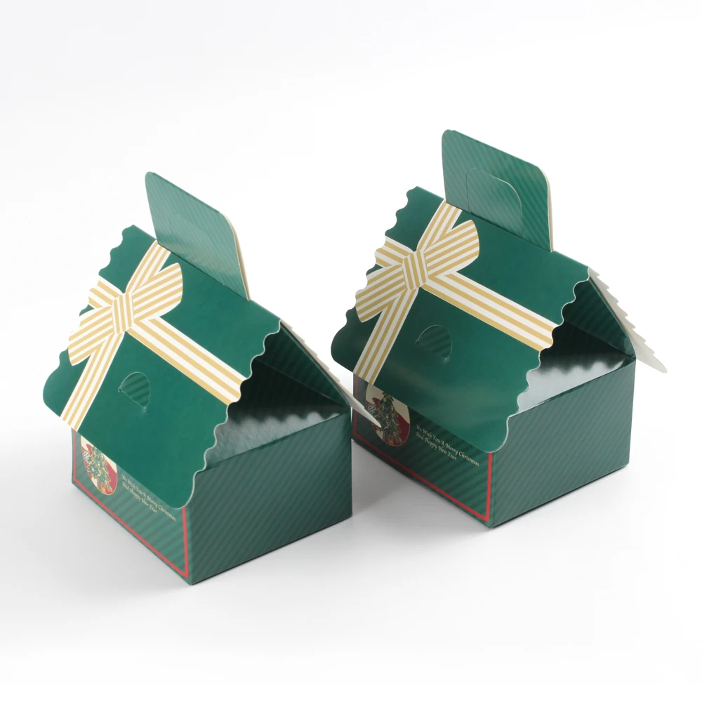 2023 Christmas Gift Cookie Candy Paper Package Boxes Advent Calendar Decorative Cardboard Packaging Box