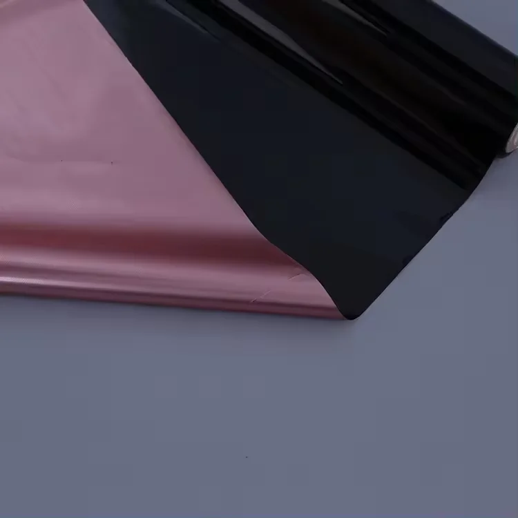 silicone coated pet film factory manufacturer window film soft black plastic film