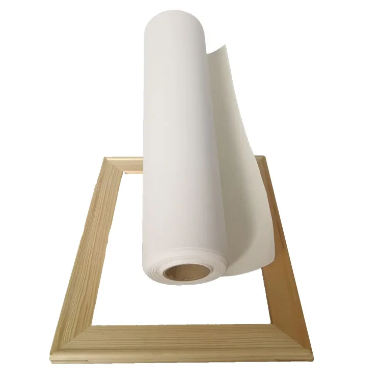 
380gsm Blank Artist Rolled Eco Solvent Poly Cotton Canvas For Inkjet Printing 
