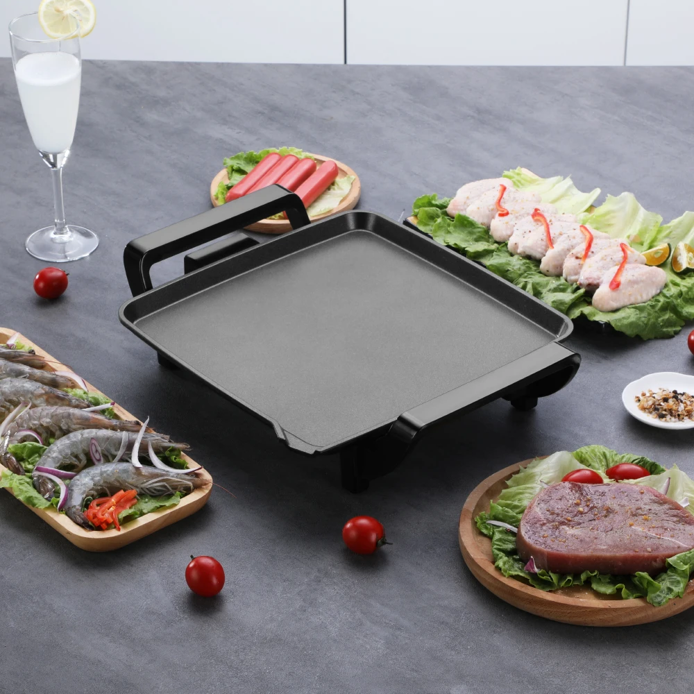 1800w High Quality Bbq Grilled Machine Best Barbecue Pan Restaurant Stove Cooking Pot Electric Grill