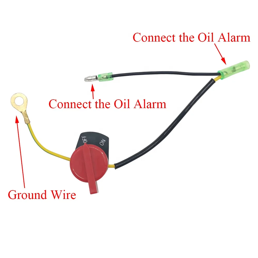 Gasoline engine power cut on off stop switch for honda and clones GX160 GX200 GX212 GX225 GX240 GX270 GX340 GX390