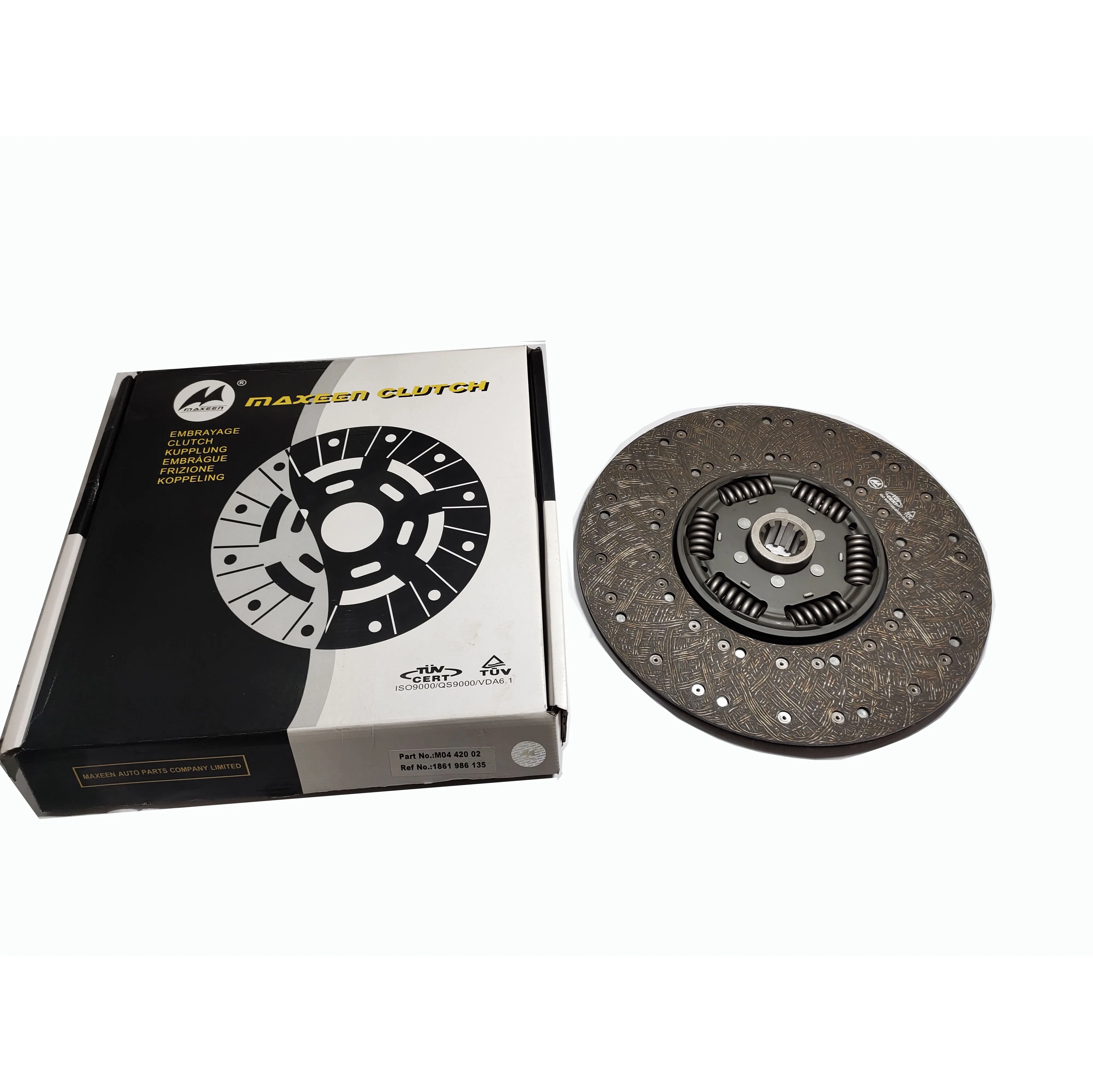 Clutch Disc 1861 986 135 Size 420mm suitable for Daf with Maxeen No. M04 420 02