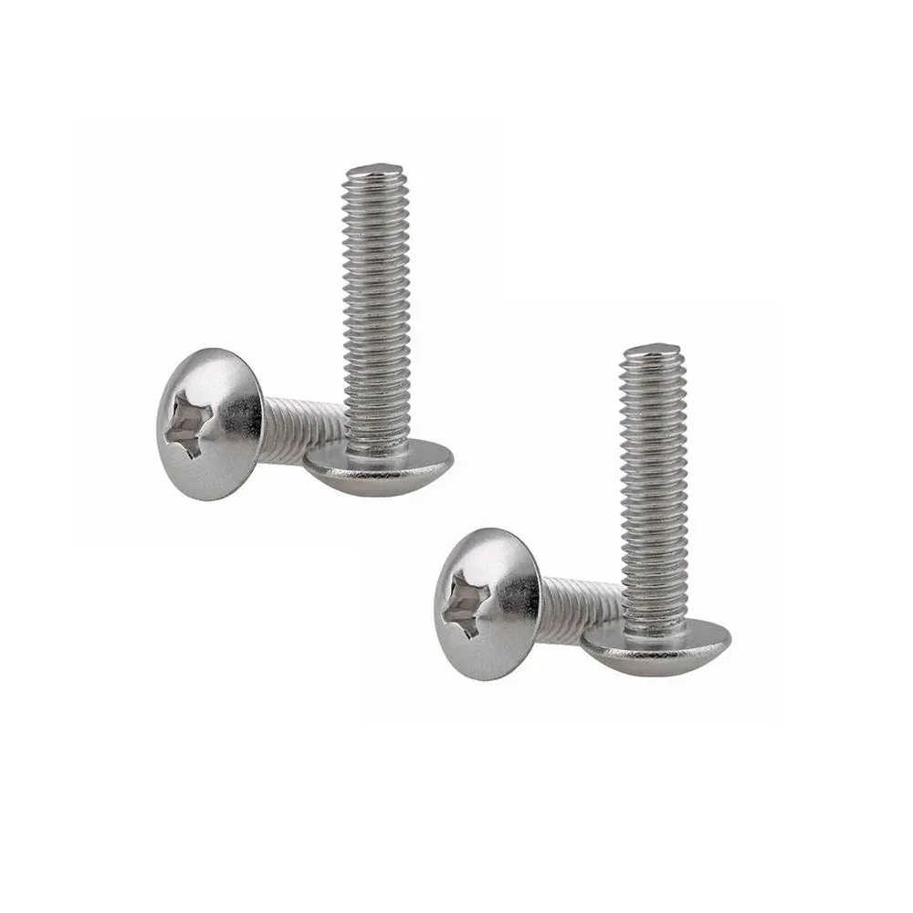 China Hardware Fasteners round head galvanized steel long screws high quality polished stainless steel cross tapping screws