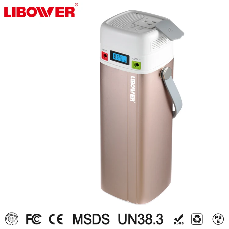 Lithium  battery 50w power bank 120000mah portable Solar green energy input stations