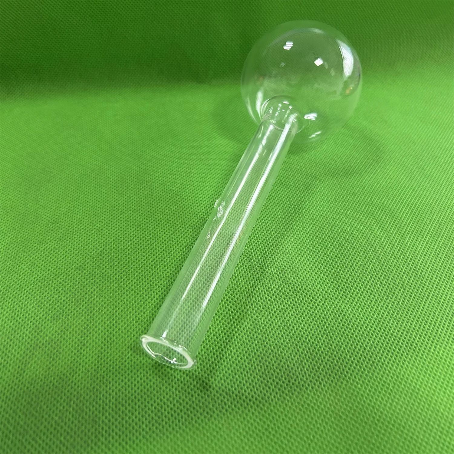 Long mouth Quartz glass flask The ball tube laboratory processing Quartz glass products