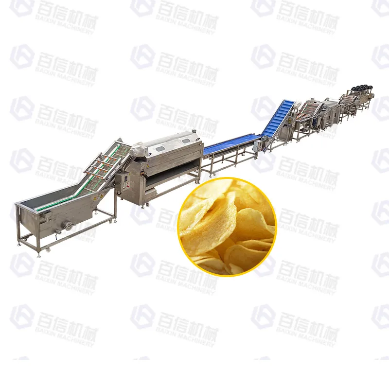 Full automatic semi automatic potato chips production line potato chips making machine price Potato chips production line