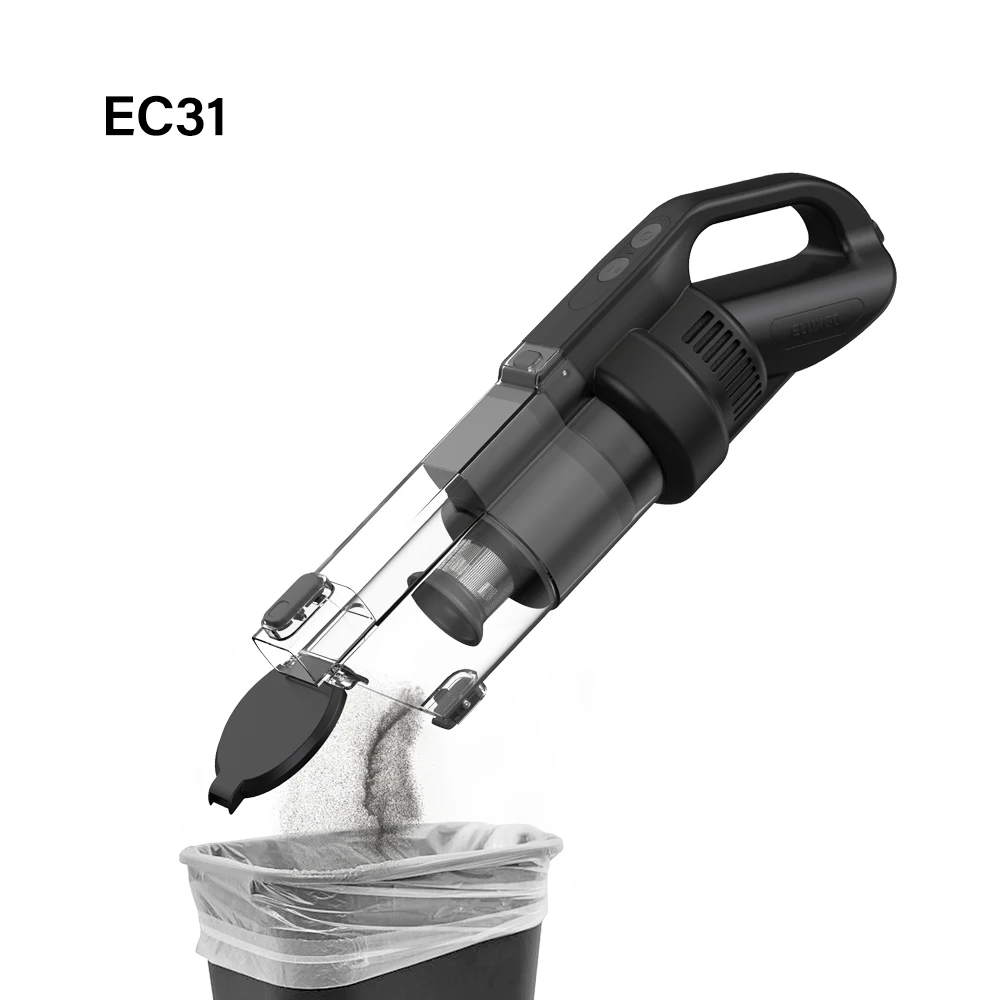 ELUXGO High Power Smart Robot Mini Portable Car and Home Appliances Cordless Bagless Vacuum Cleaner