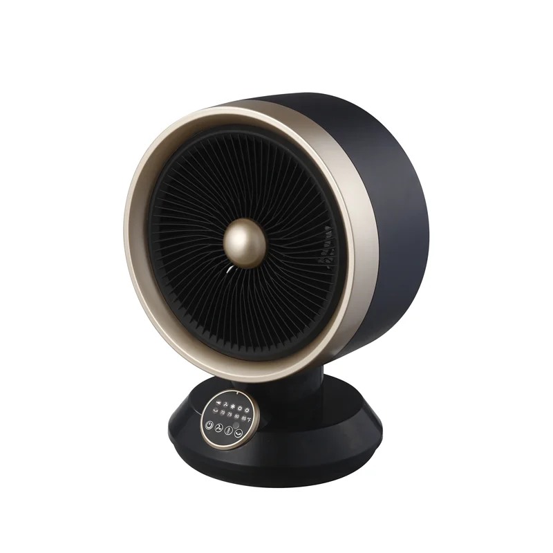 2 In 1 Small Room Overheat Protection Oscillating Silent Instant Heating Wire Portable Space Fan Heater