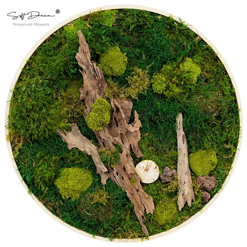 Изготовленный на заказ олень столб и лист мох оливковое дерево металлический каркас Настенный декор для домашнего офиса гостиной