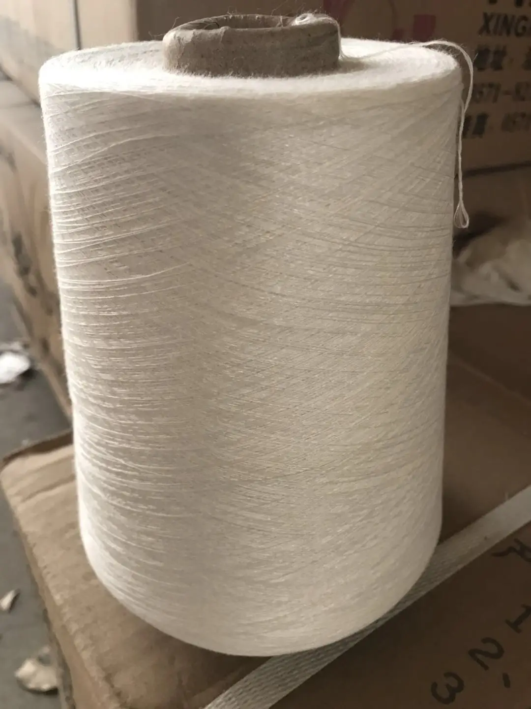 Modacrylic And Glass Fiber Blended Core Yarn 65/35 16S