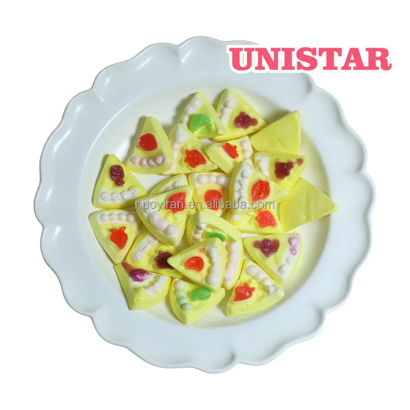 Factory hot selling bulk candy manufacturer Hot selling Chinese food pizza style freeze-dried candy wholesaler