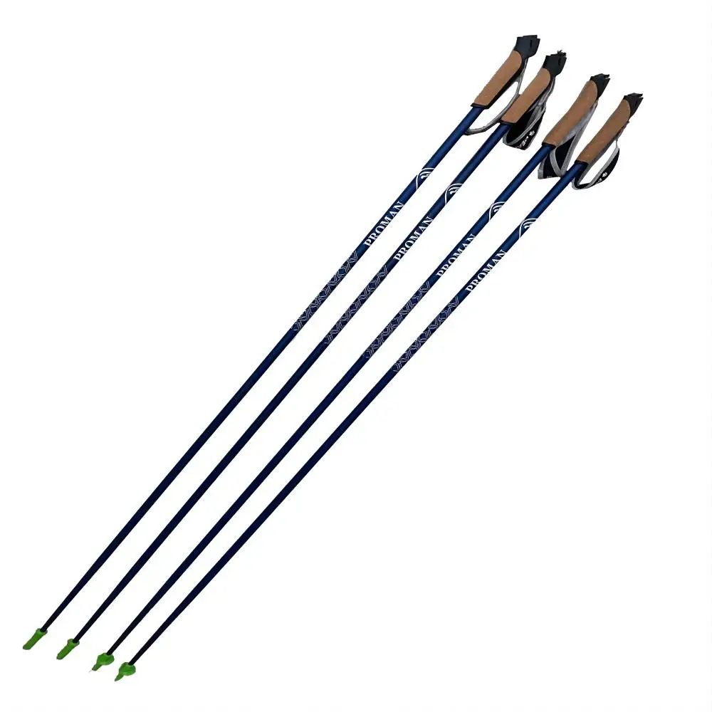 Ski poles 100% carbon light weight customized logo composite ski pole Carbon ski pole