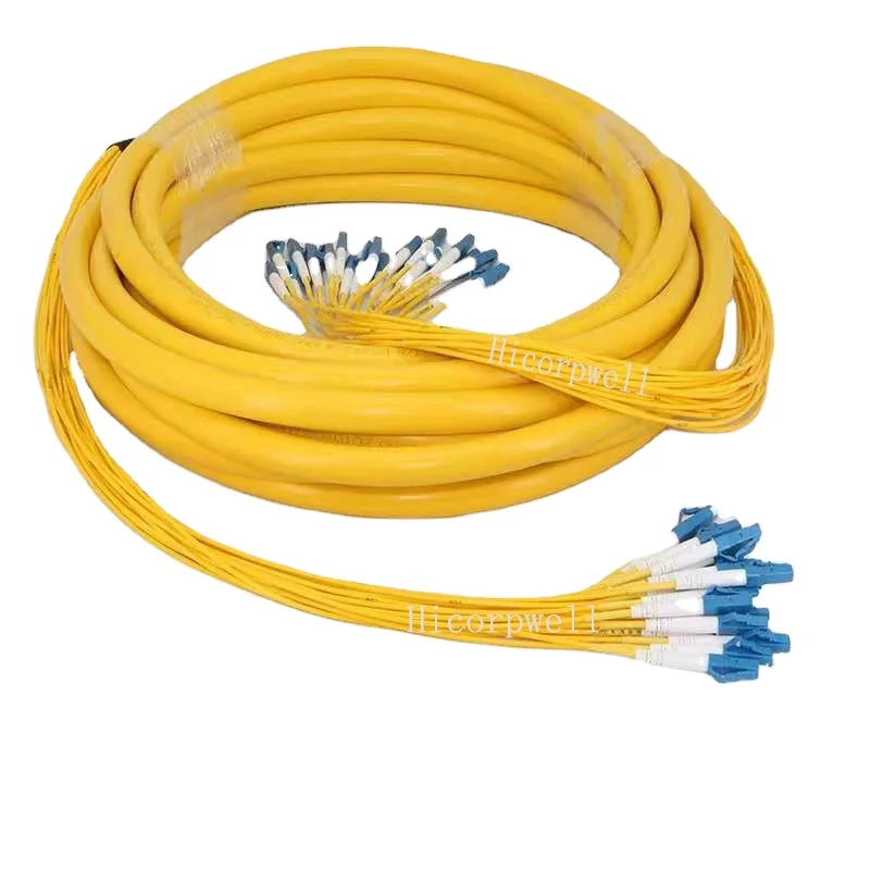 6Cores/12Cores/24Cores/48Cores 72Cores Single Mode LC SC APC UPC LSZH Fiber Optic Patch Cord  Fiber Optic Patch  Cable