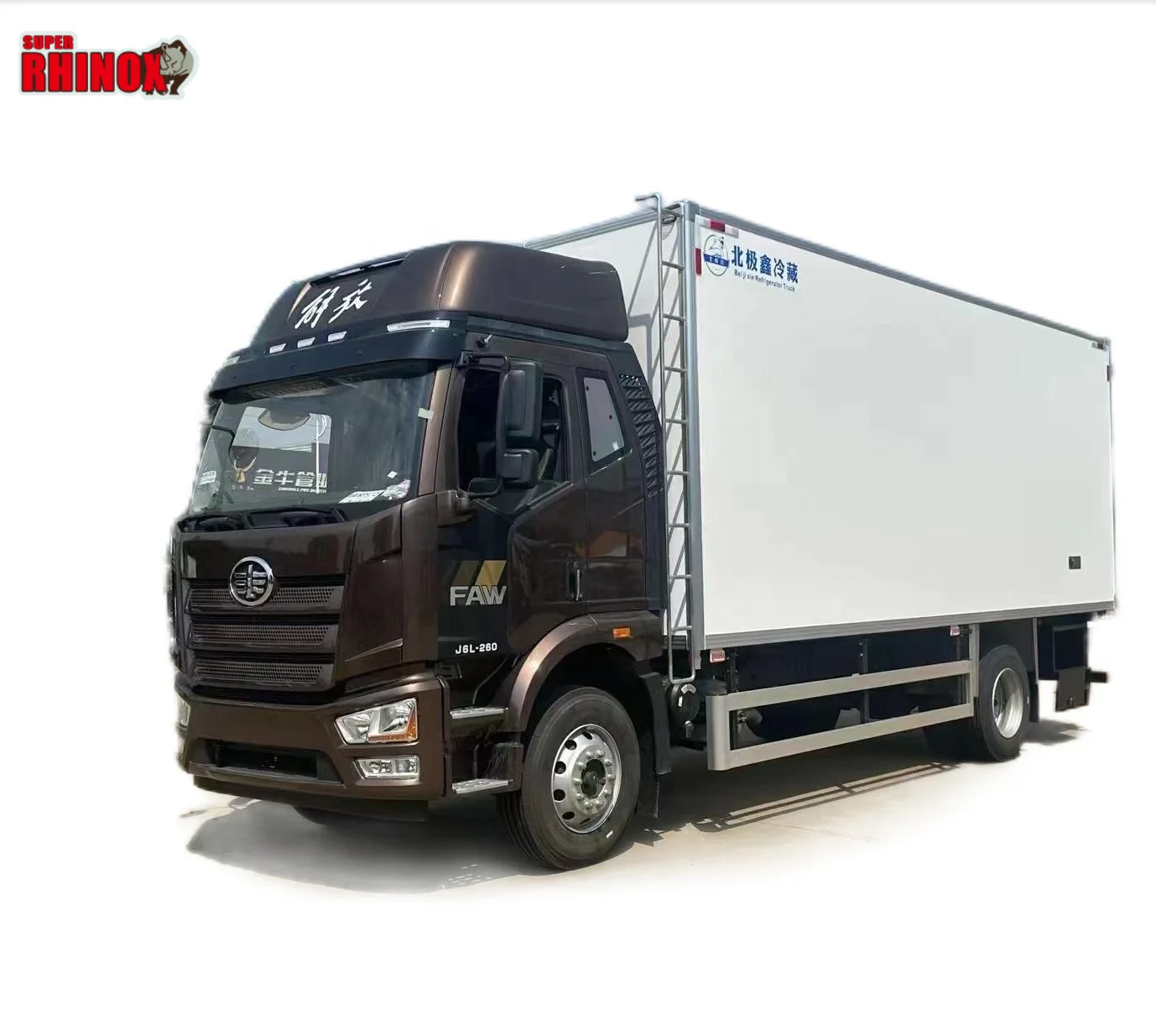 10Ton FAW Diesel Refrigerated Truck New Condition Manual Transmission Euro 2 Emission Standard Available in Left Right Drive