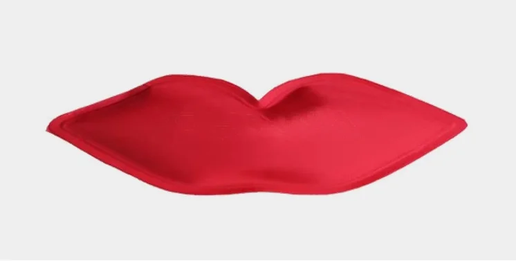 Best seller reusable Lip Shaped Hot Cold Gel Beads Therapy Ice Pack for Aesthetic and