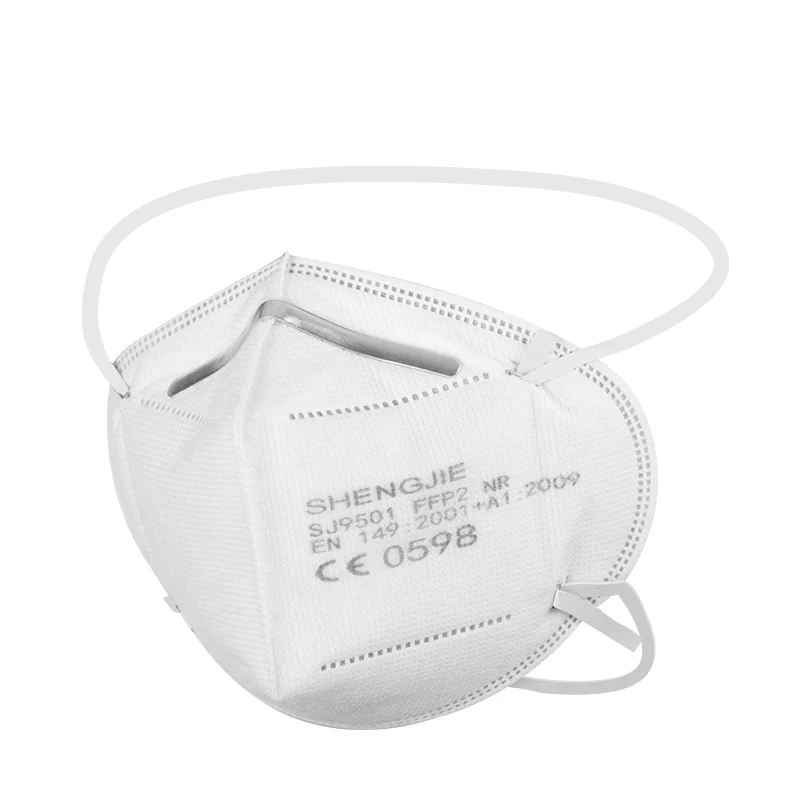 
SHENGJIE Folded KN95 Particulate Respirator Module B / C FFP2 NR Mask / Respirator CE Certificate 