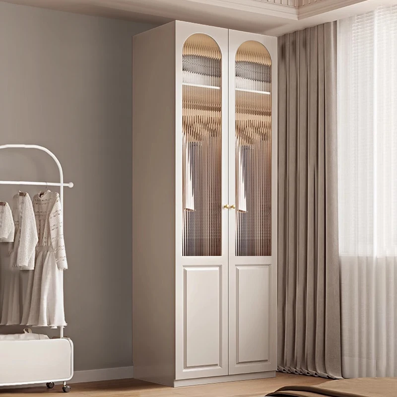 Factory Direct Supplier modern closet home furniture wood frame luxury bedroom Closet 2 door wardrobes