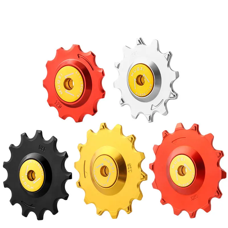 MUQZI MTB Bike Rear Derailleur Guide Wheel 11T 12T 13T 14T Jockey Wheel Ceramic Bearing Road Bicycle Derailleur Pulley