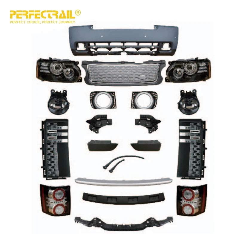 PERFECTRAIL 4x4 Auto Accessories Body Kit For Land Rover Range Rover Vogue 2002-2008 Upgrade to Racing 2010-2012