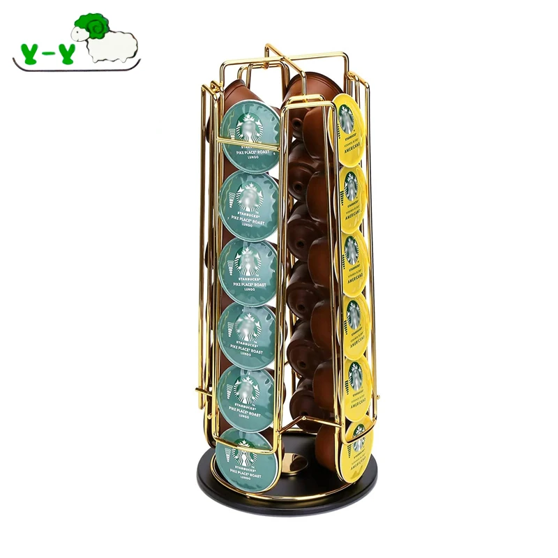 Заводская цена, 24 капсулы, Nespresso Dolce Gusto, стойка для башен, капсулы, вращающийся держатель капсулы для кофе