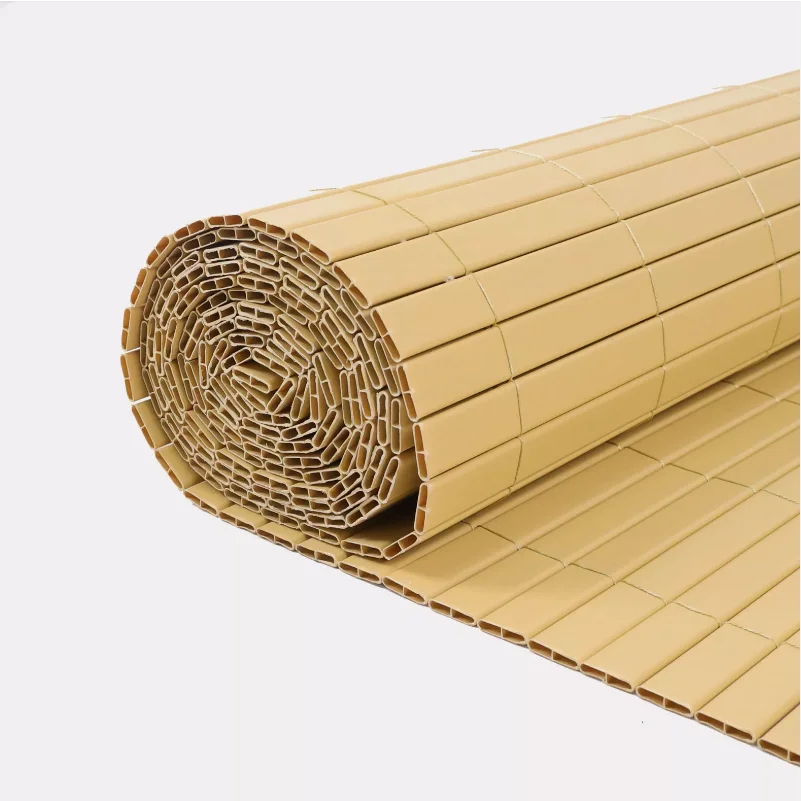 Nature PVC Bamboo Slat Panel Roll