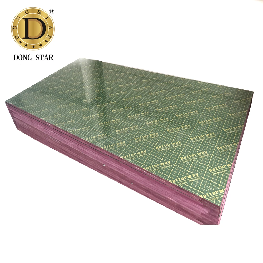 Marine Green Pp Plastic FILM FACED Plywood Sheet For Concrete Form shuttering board