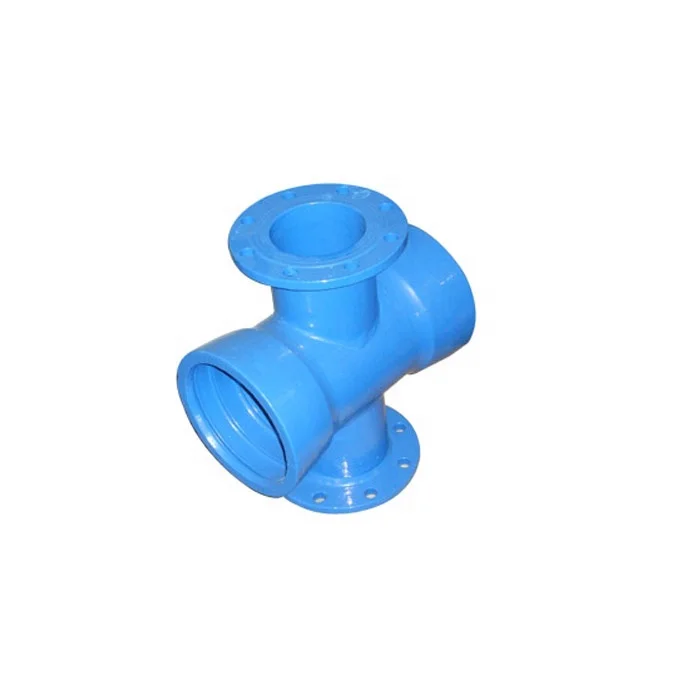ISO2531 EN545,EN598,BS4772 Ductile Cast Iron Socket-Spigot Tee with Flange Branch
