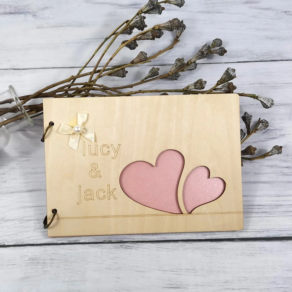 Wedding Book Wood Cover book type photo album