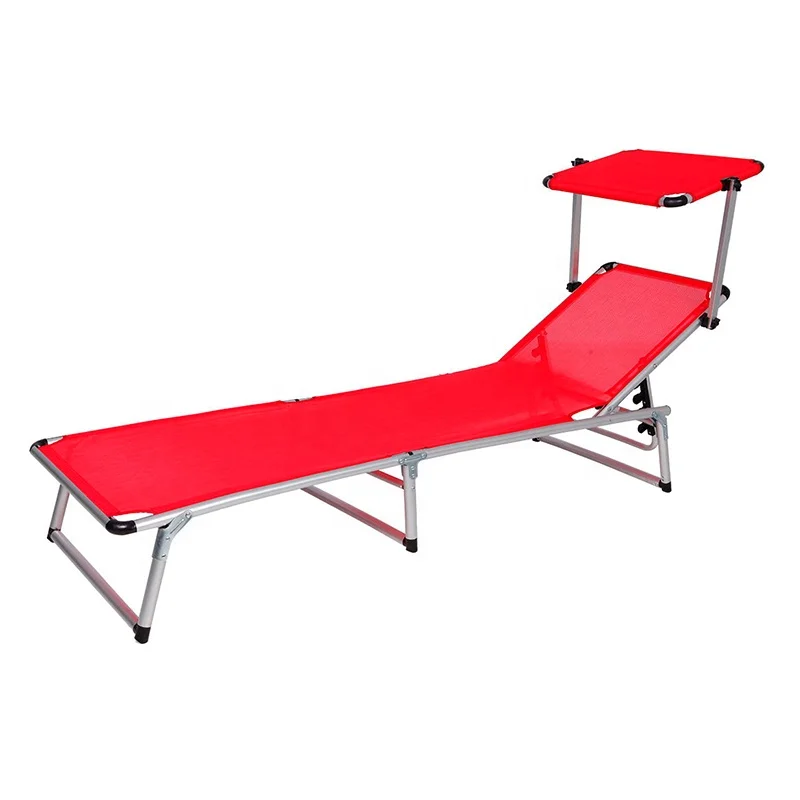 OUTDOOR BEACH BACK 3 POSITION ADJUSTABLE SUN LOUNGERS CAMPING FOLDING CHAIR