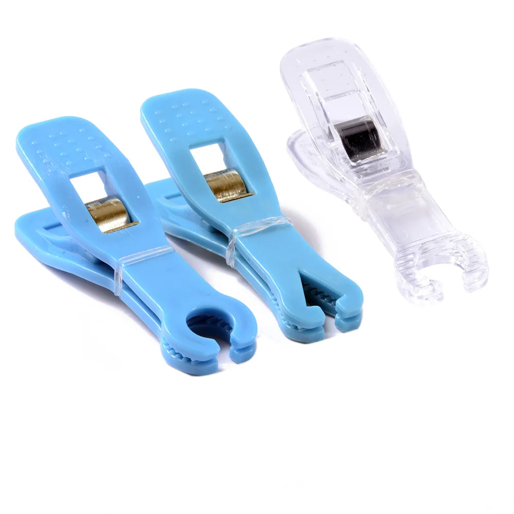 Blue Plastic Disposable Piercing Tool body ear lip navel nose tongue Clear septum forceps pliers clamp tool body piercing