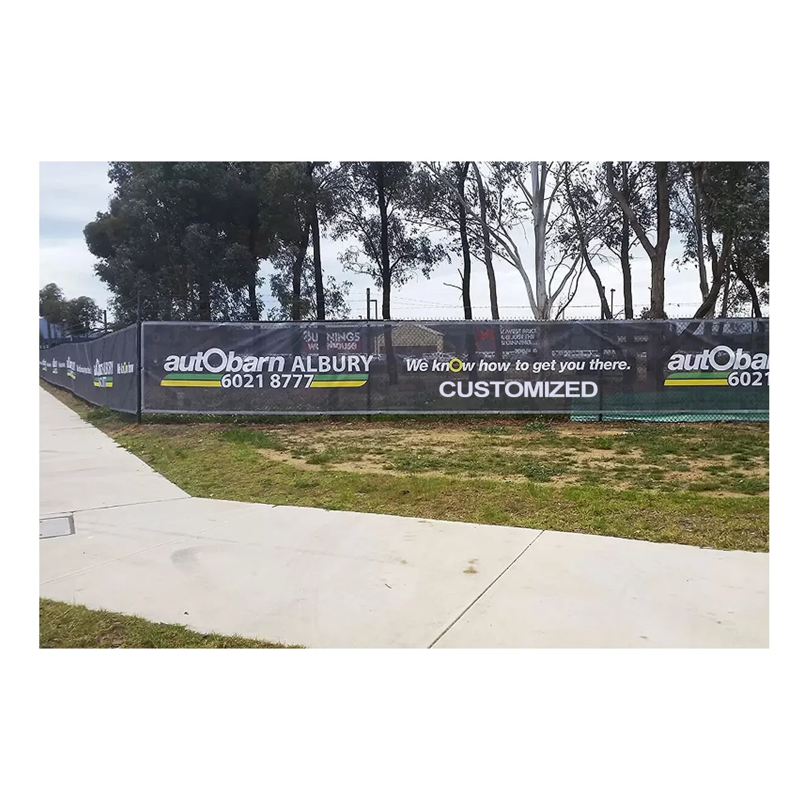 Digital printed advertising custom business banner cheer fabric banner street banner sizes