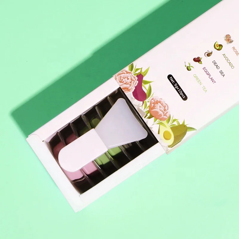 Cross-border Jelly Cleansing Clay Mask Avocado Small Pudding Water Sensing Smear acne removing mud mask