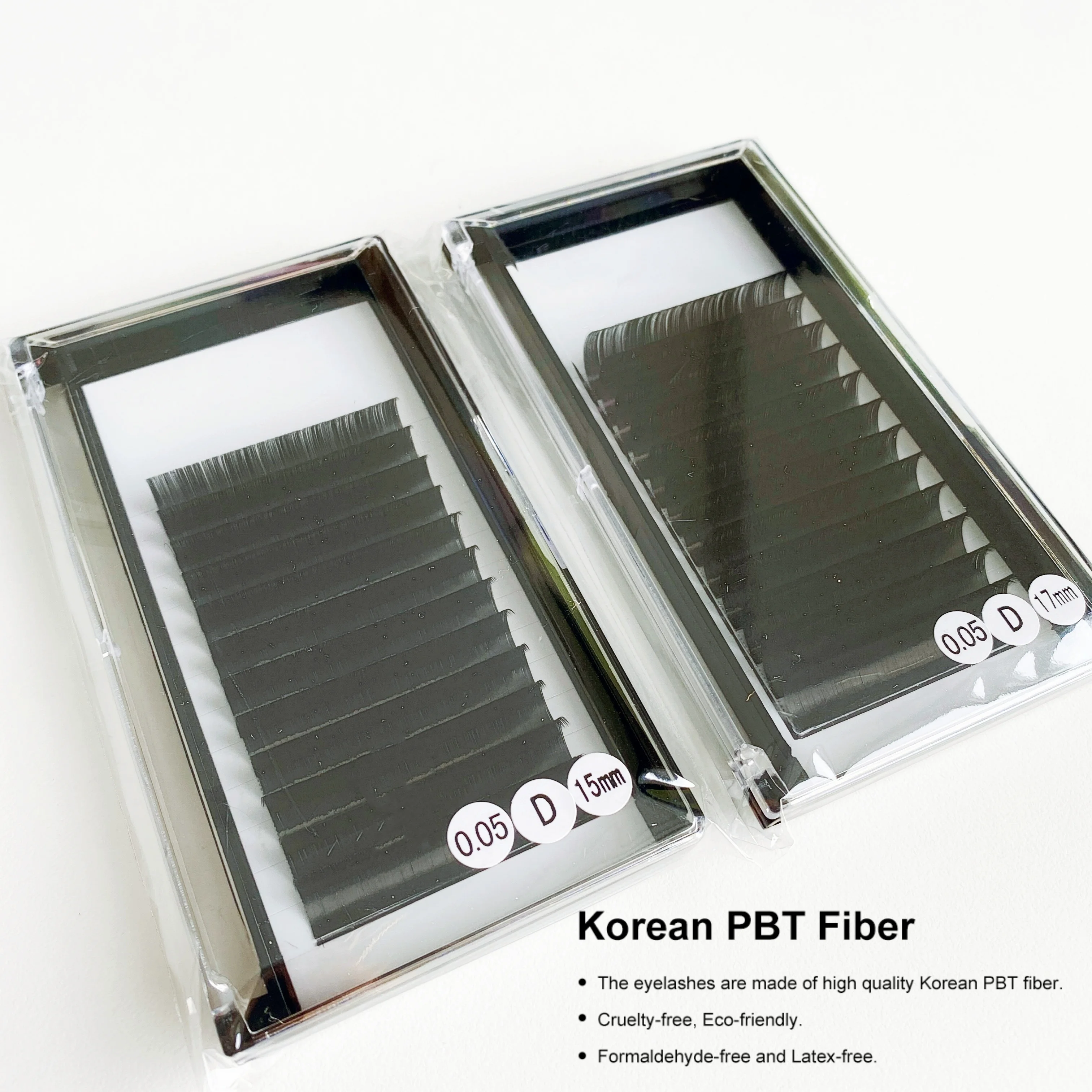 Wholesale classic hybrid volume mega silk 0.10 0.20mm matte black lash tray cashmere extensions c d cc dd curl eyelash