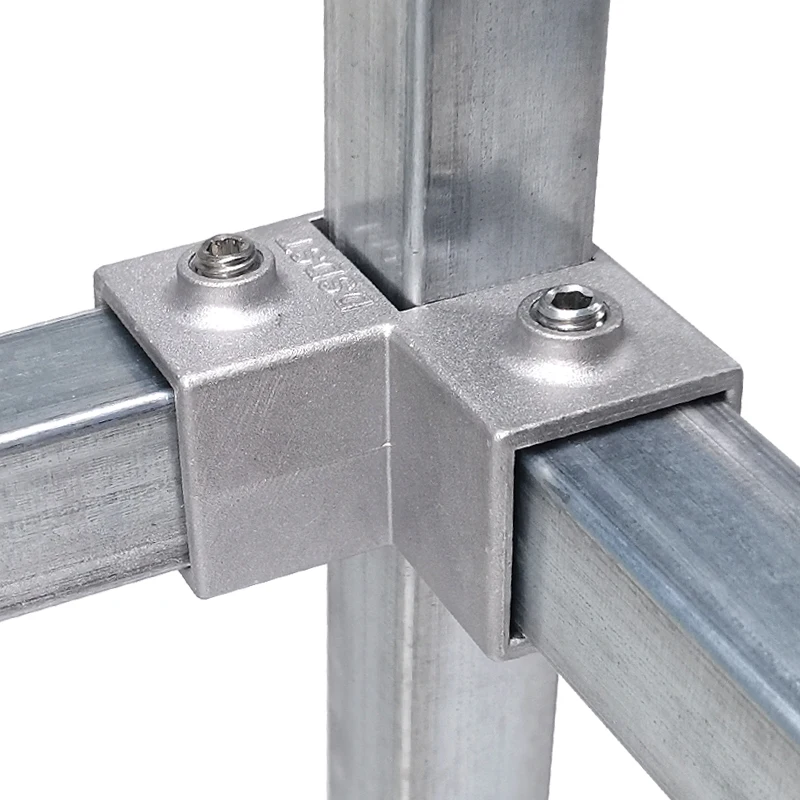 Aluminium alloy square tube connectors Coupling Pipe Fittings for 25*25mm square tube