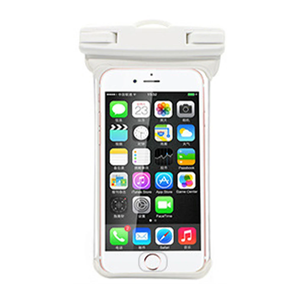 FunFishing Mobile Phone Waterproof Phone Case Clear Waterproof Bag Pouch PVC Night light Water Proof Universal Cell phone bag