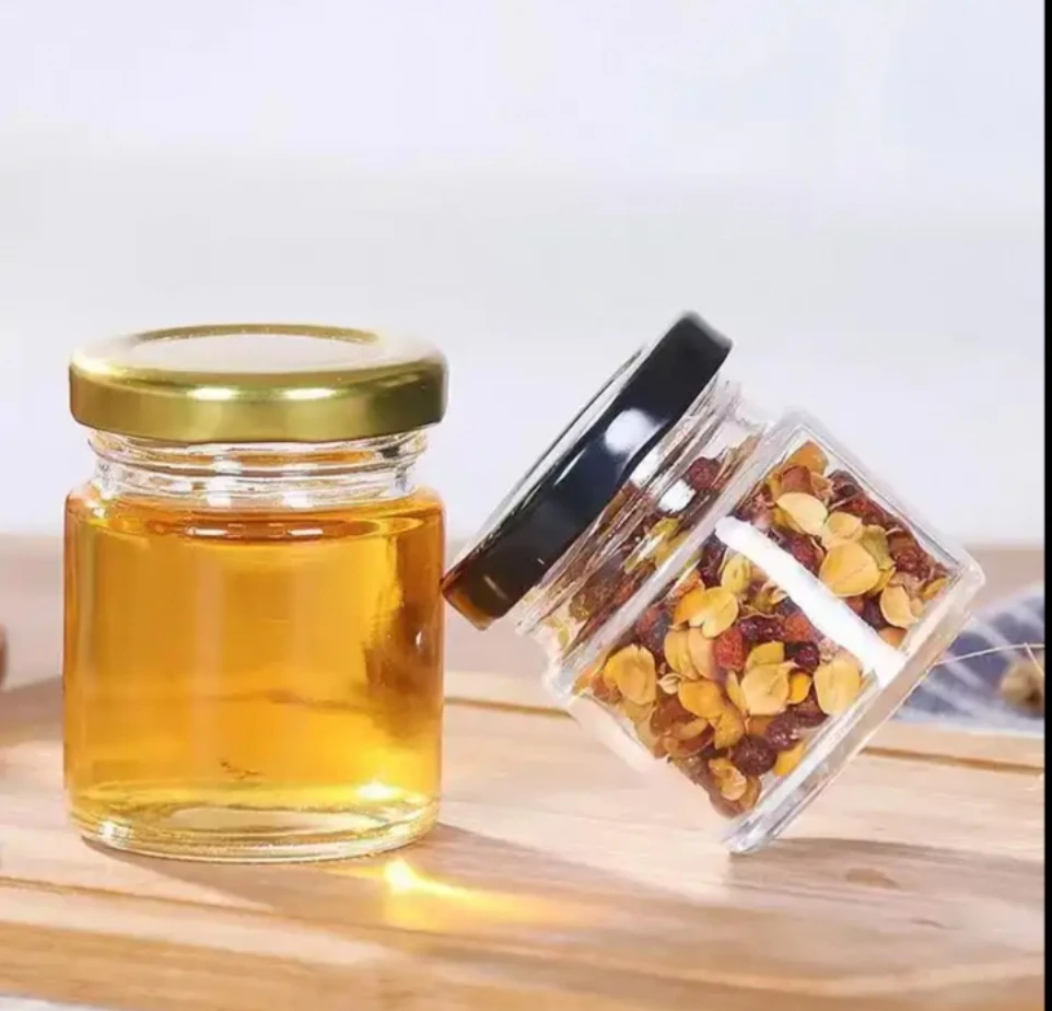 Custom Design 1Oz 3Oz 5Oz Oz 8Oz 12Oz Glass Wholesale Jelly Honey Sauce Jars Packing With Lids