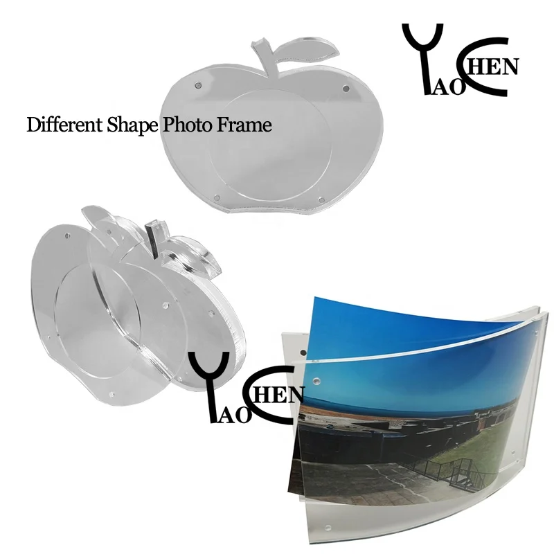 Curve Magnetic 4x6 Photo Frame Latest Design Of Acrylic Picture Frame Customized
